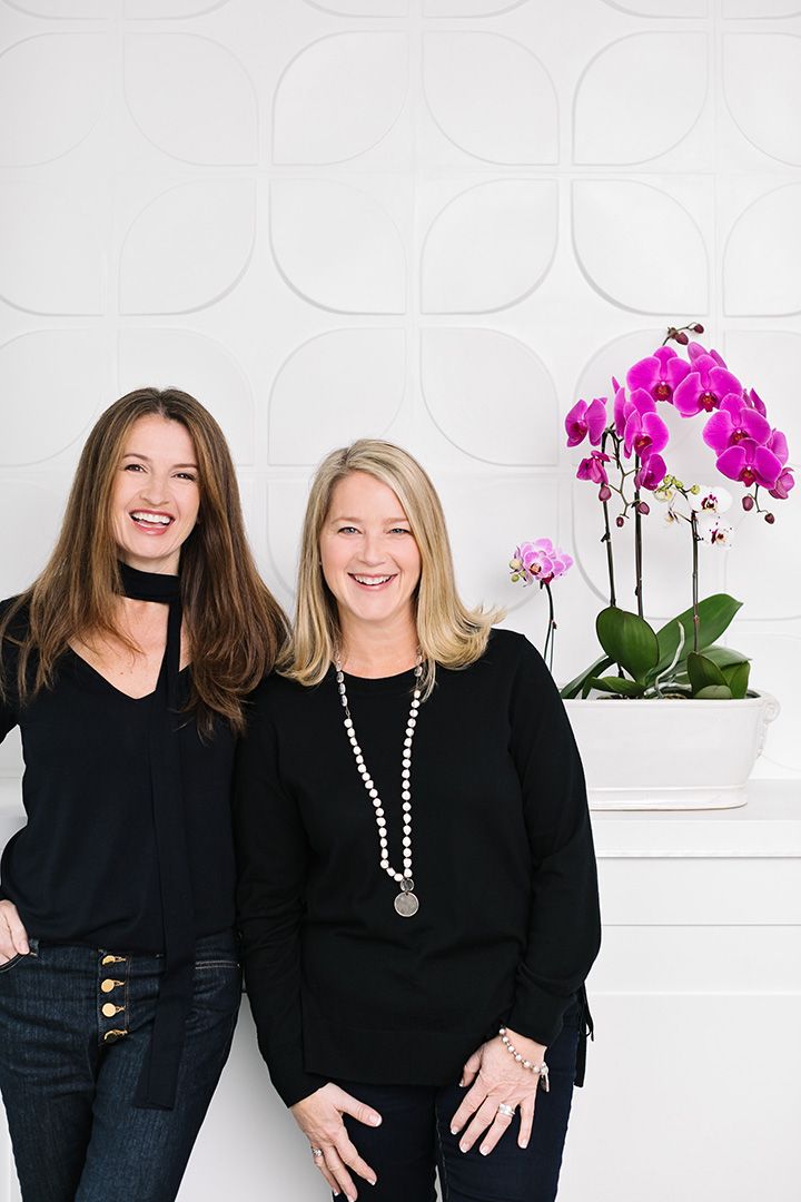 Fleurs de Villes co-founders Tina Barkley and Karen Marshall, photographed by Philip Van Nostrand.