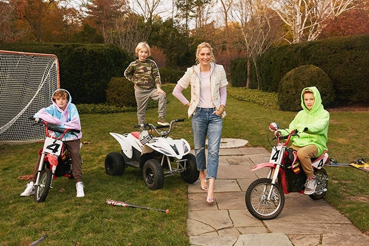 Veronica Swanson Beard with her children. Image courtesy of Veronica Beard.