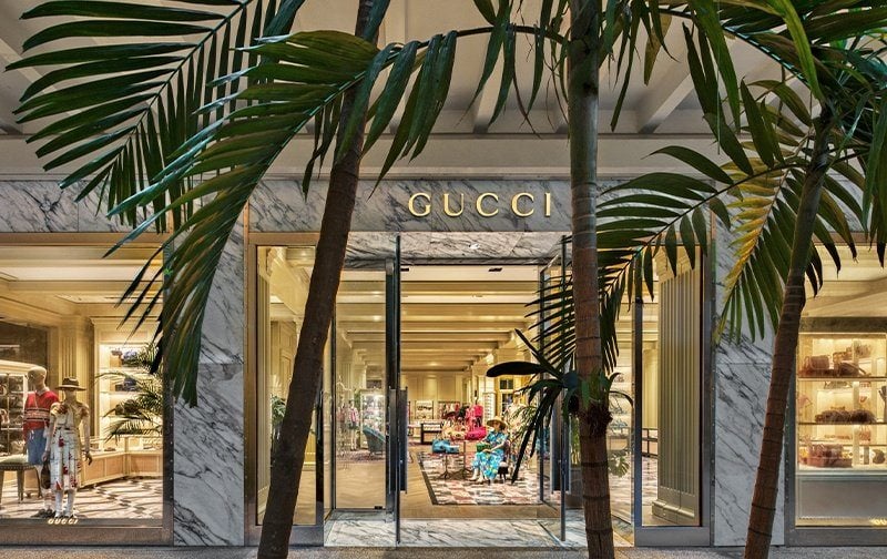 Gucci store front