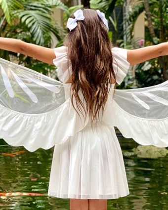 Take flight this summer in Stella McCartney's tulle Butterfly dress.