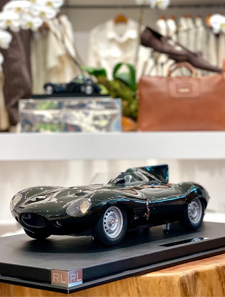 Ralph Lauren 1955 Jaguar XKD model