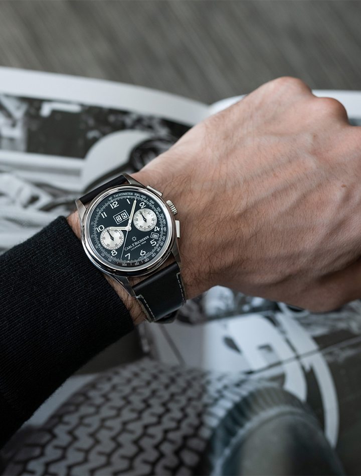 Carl F. Bucherer Heritage Bicompax Annual timepiece, available at Tourneau Bal Harbour Shops