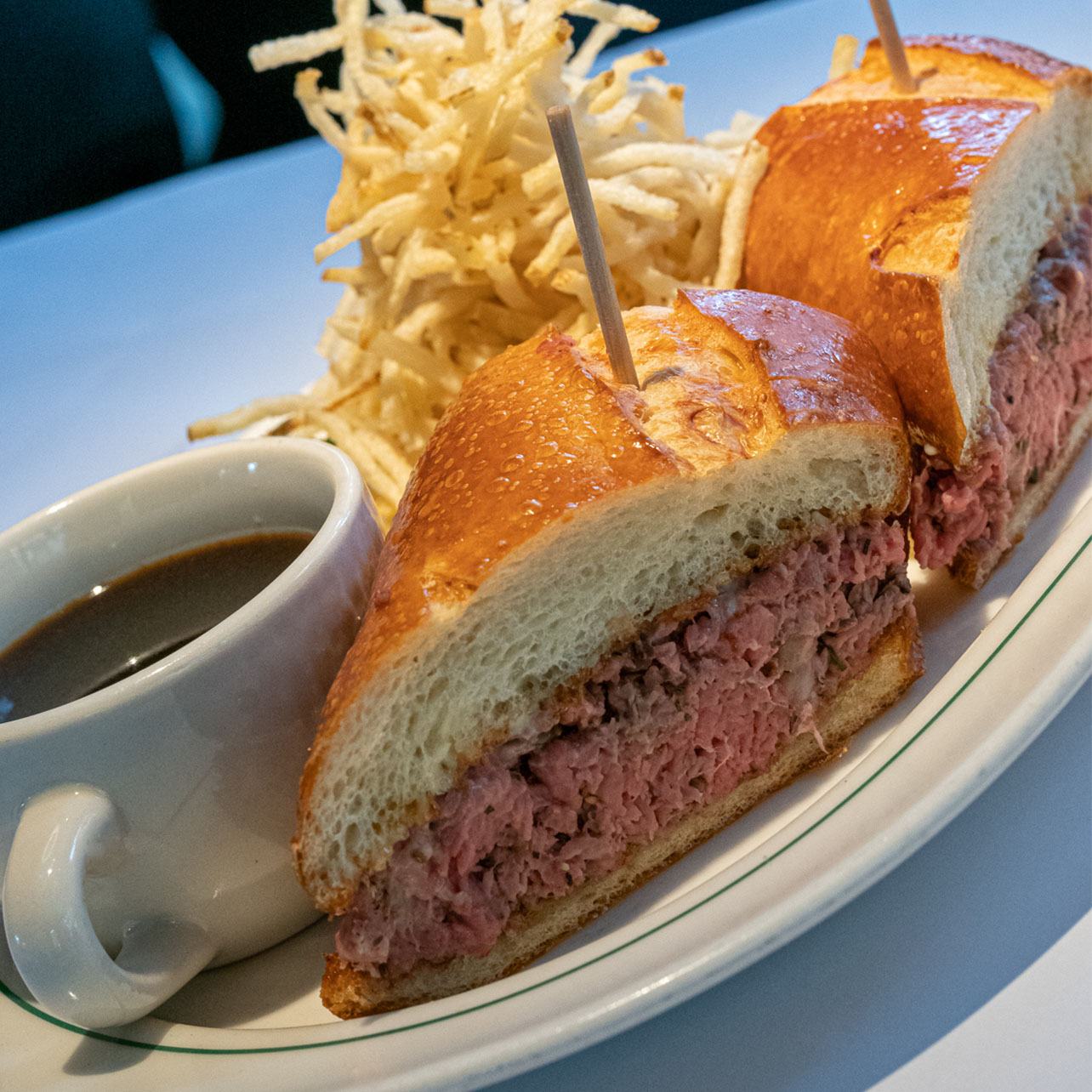 Hillstone’s Prime Rib Sandwich