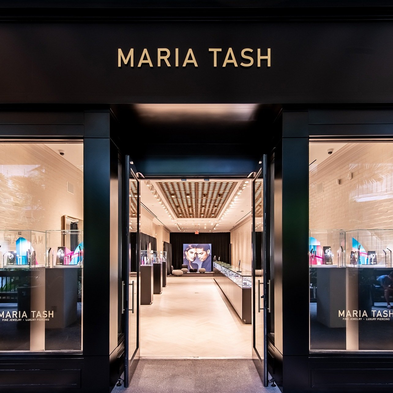 Storefront of Maria Tash at Bal Harbour Shops