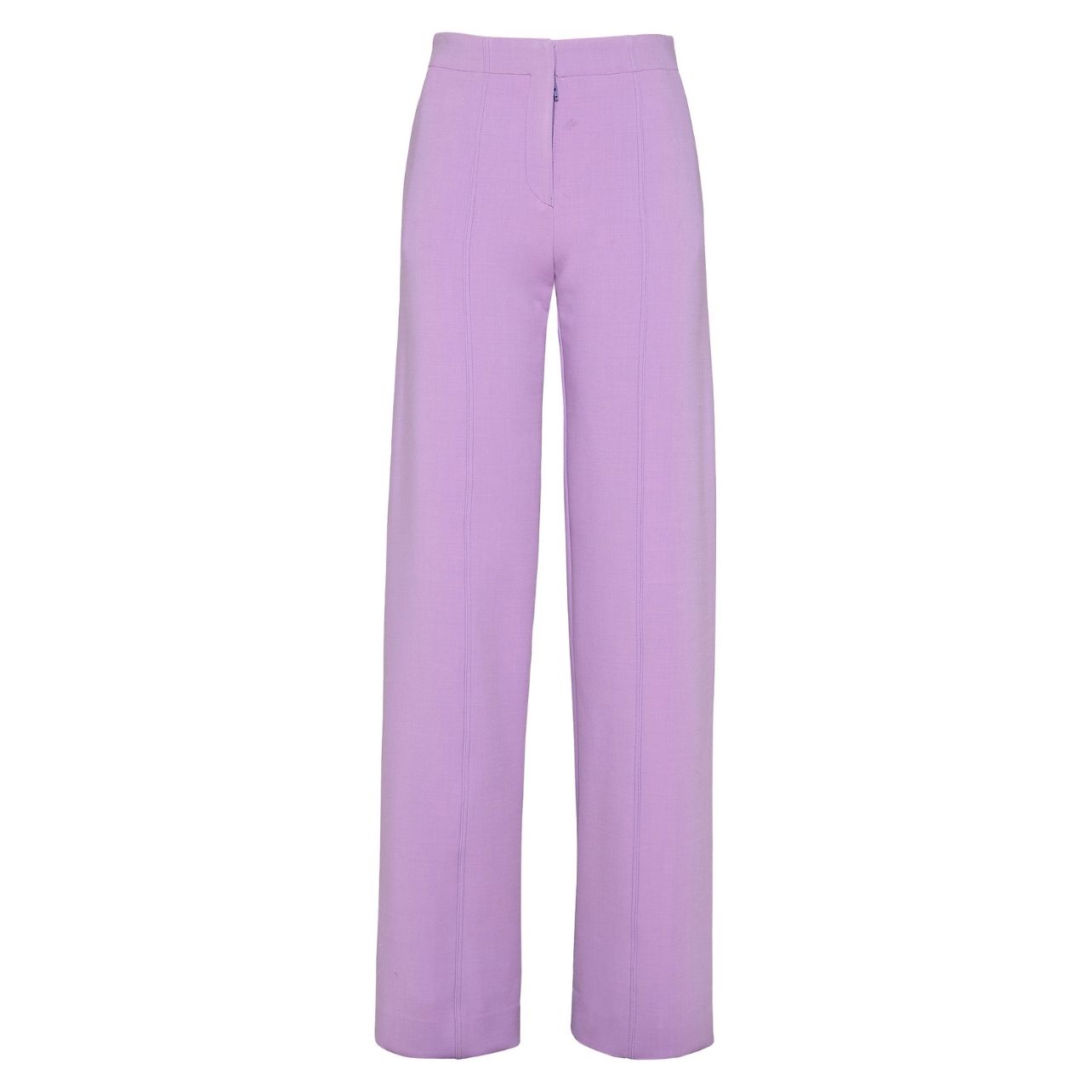 Salvatore Ferragamo high-waisted purple trousers