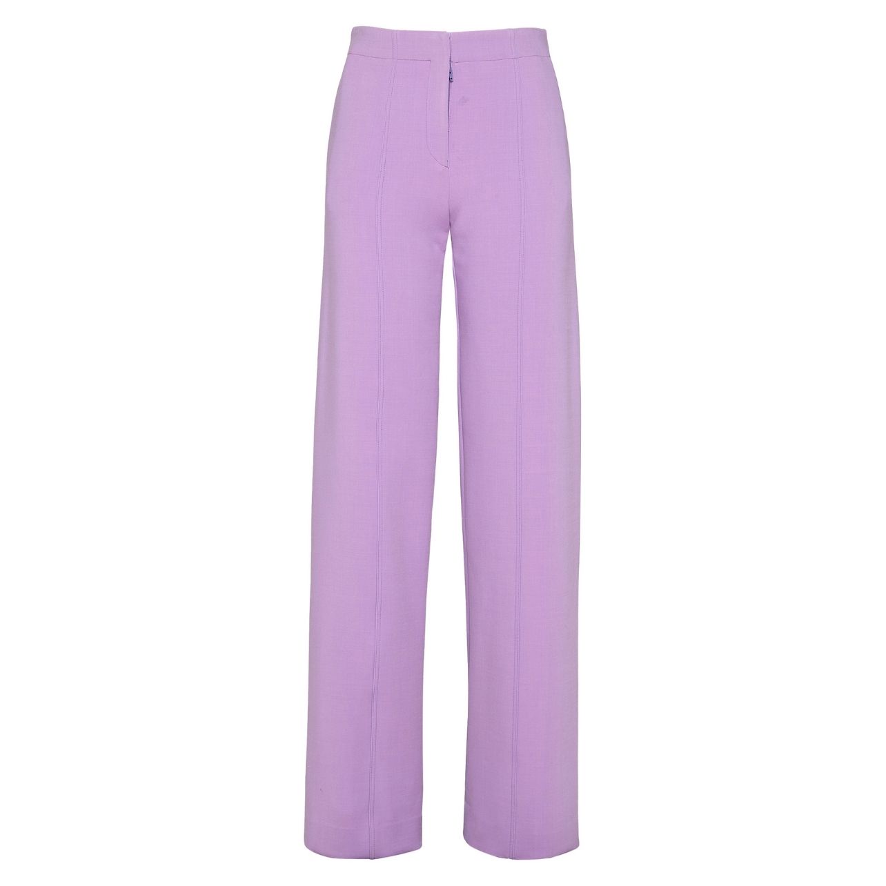 Salvatore Ferragamo high-waisted purple trousers