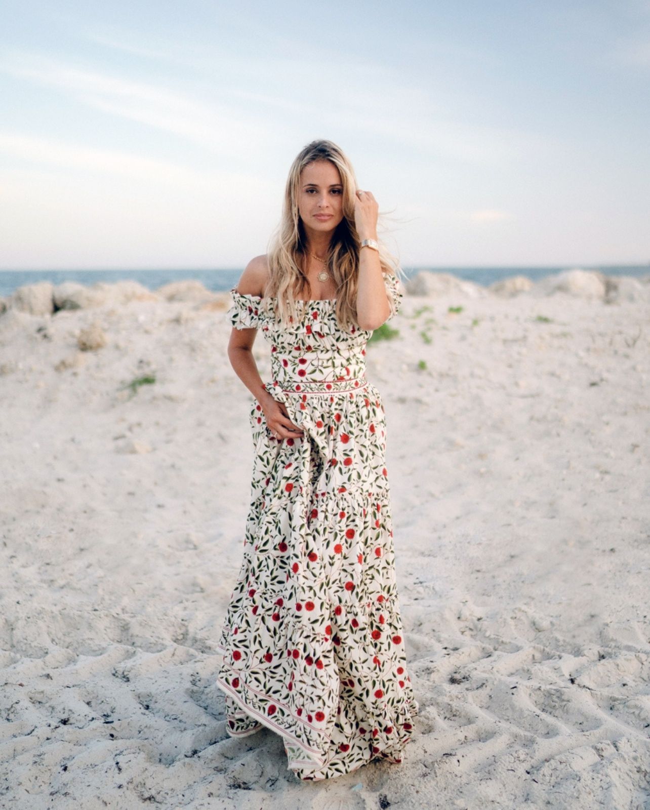 Portrait image of Lili Buffett at the beach