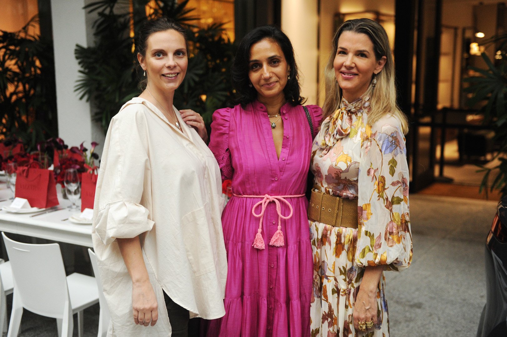 Brianna Lipovsky, Priya Panjabi and Andrea Noboa pose for a photo