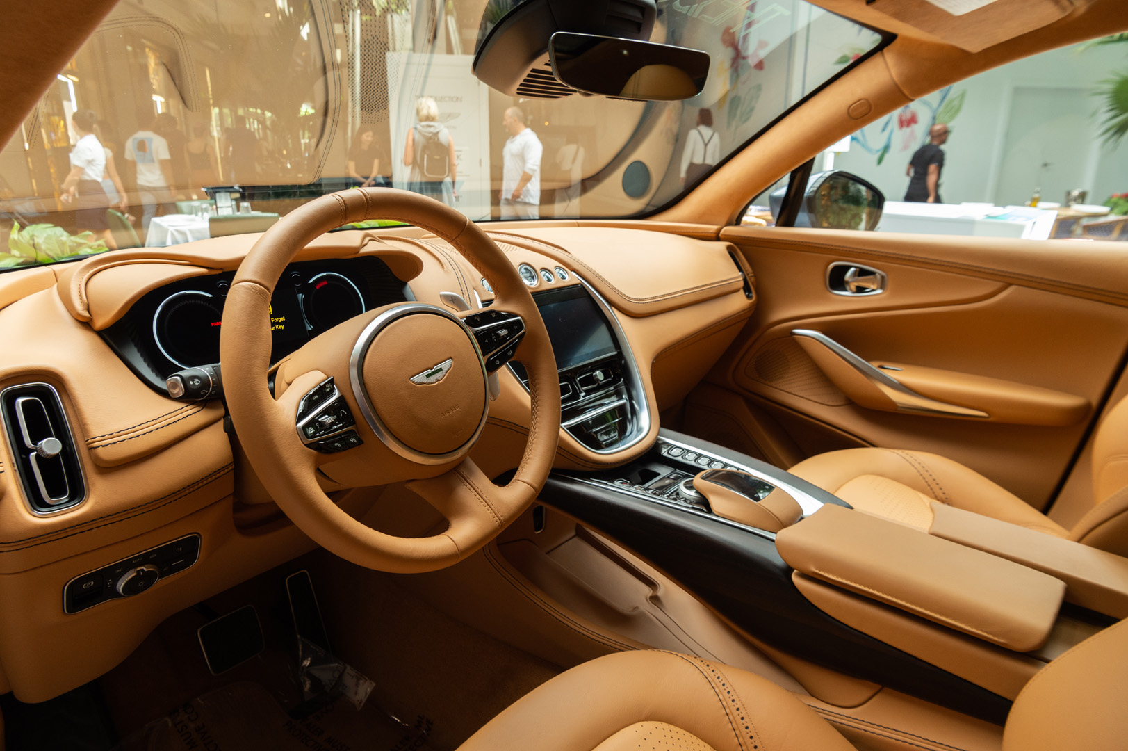Interior of the Aston Martin DBX