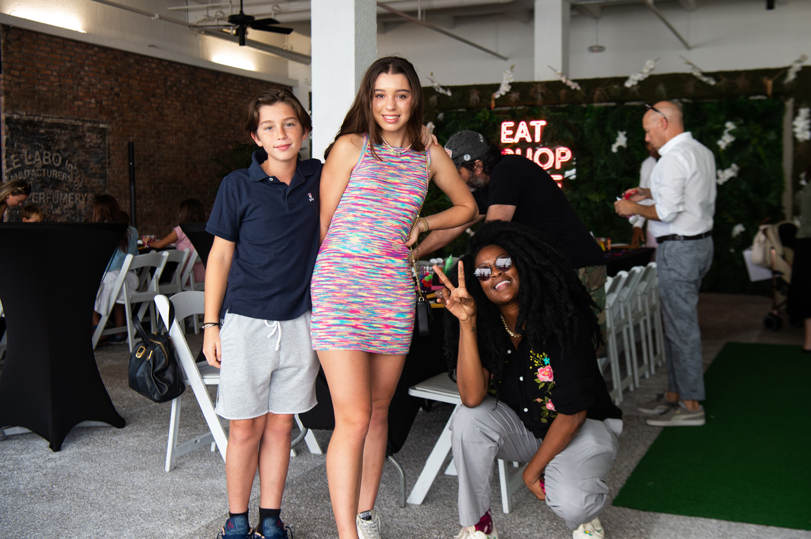 Jonah Koopman, Izzy Koopman & Octavia Yearwood pose for a photo