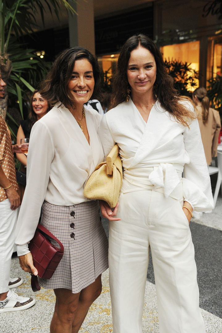 Lisa Cortes and Ines Rivero smile for a photo