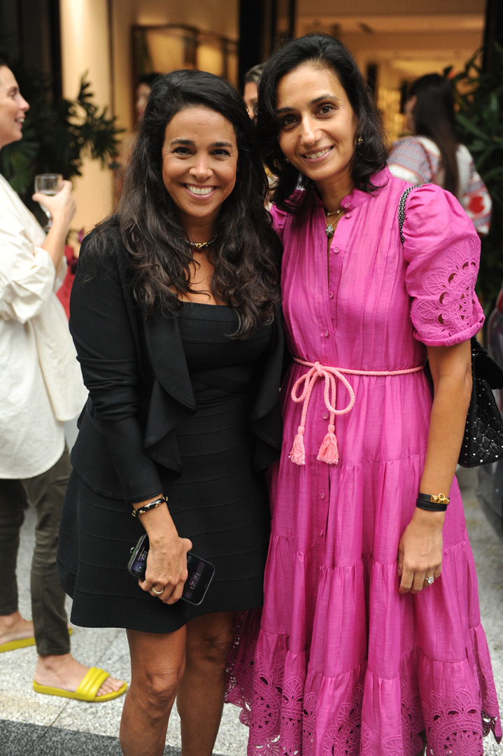 Stephnie Sayfie Aagard and Priya Panjabi pose for a photo