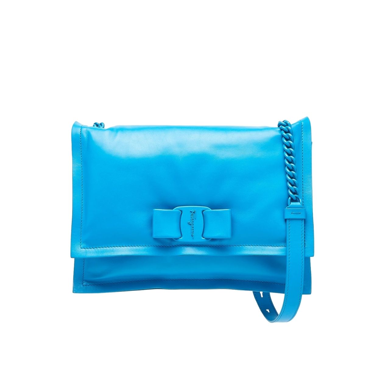 Blue Salvatore Ferragamo purse