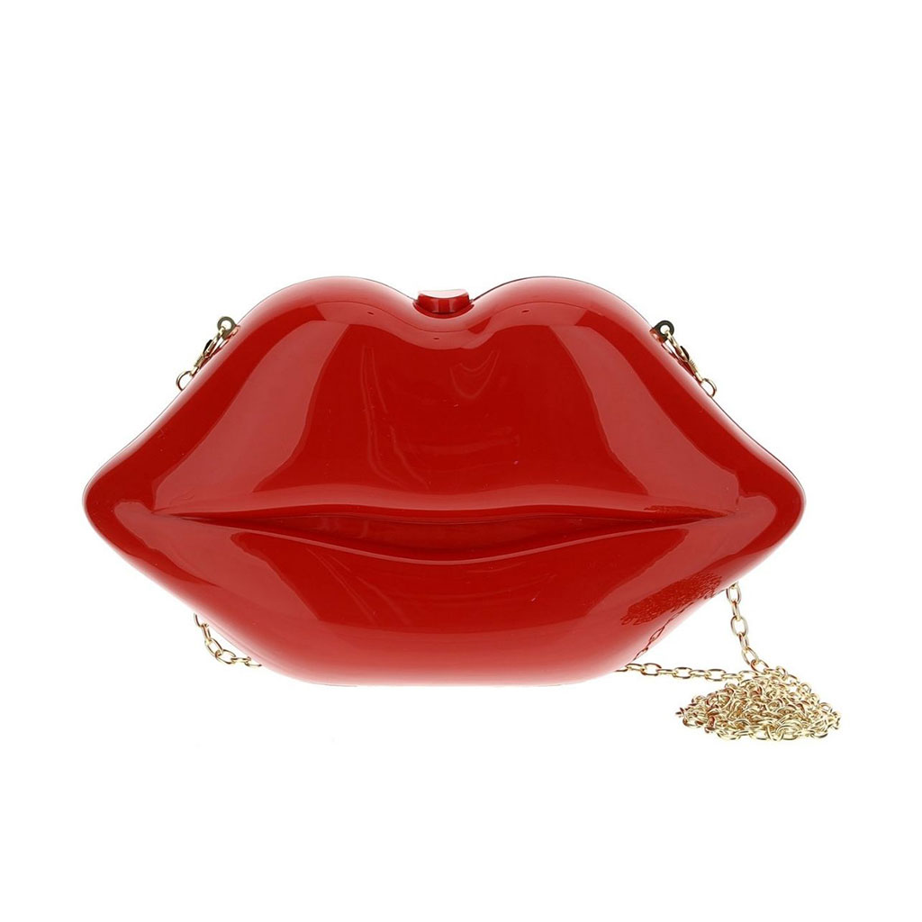 Lip pvc handbag