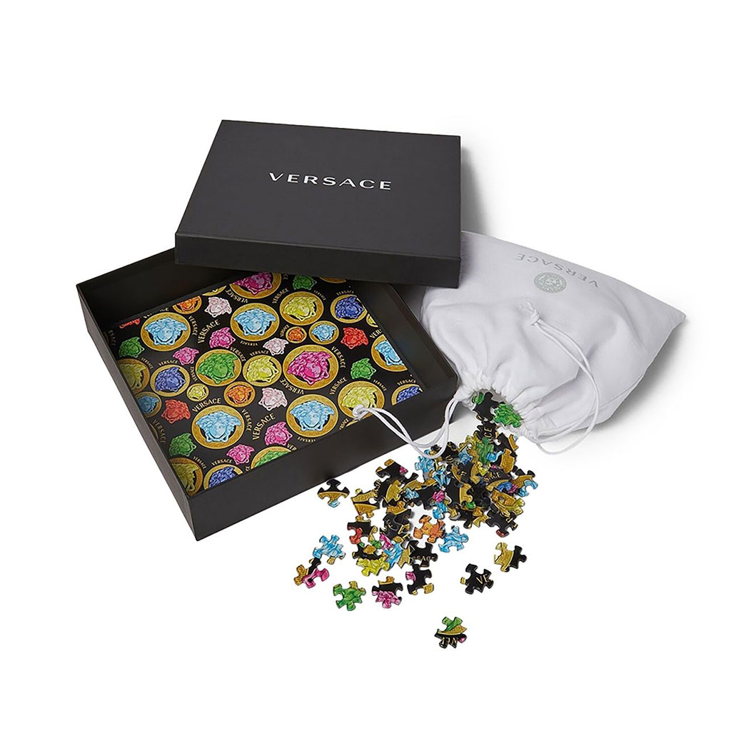 Multi-colored Versace Medusa puzzle