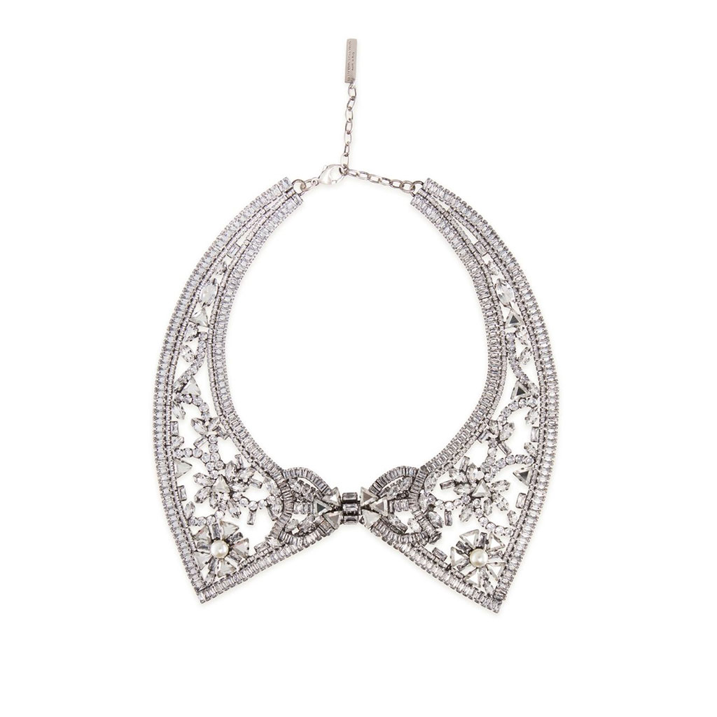 Rhinestone collar necklace