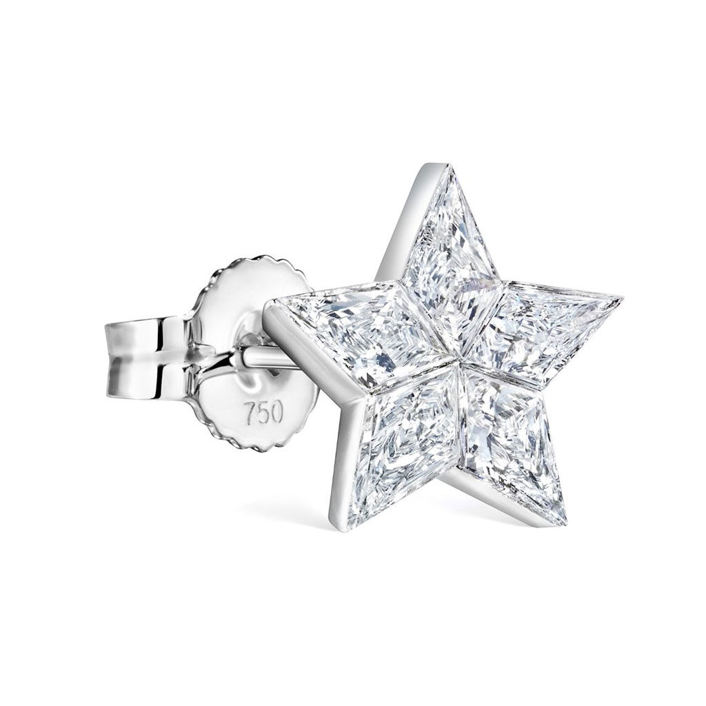 Diamond star studs