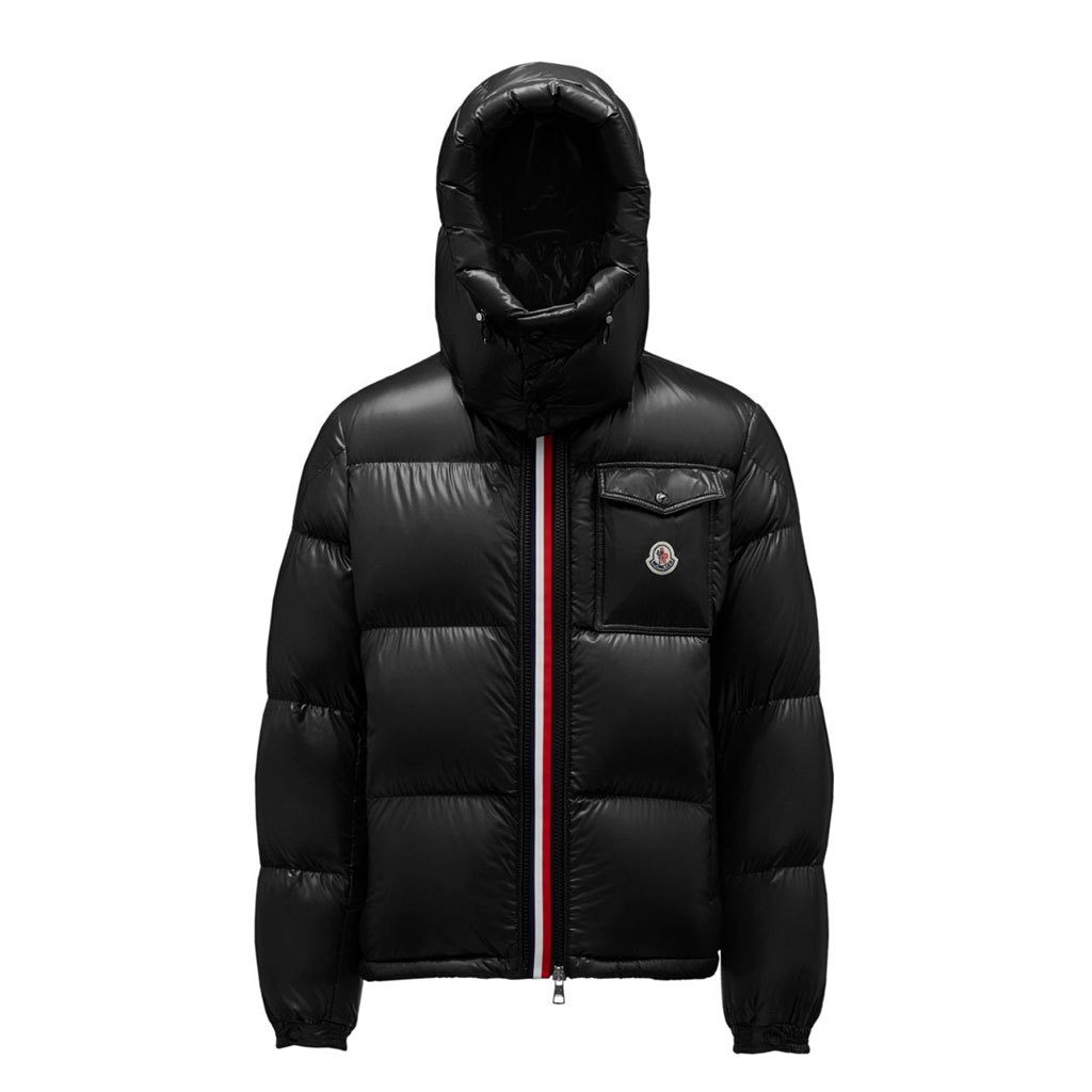 Black puffer jacket