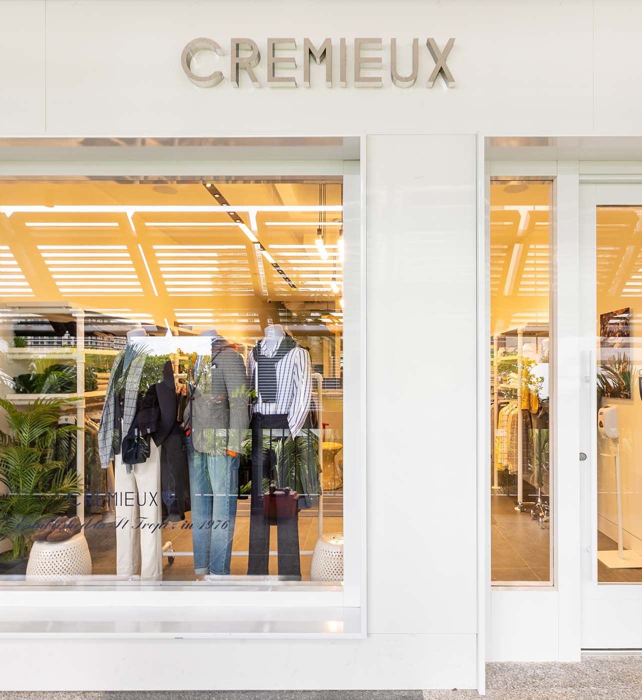 Cremieux storefront at Bal Harbour Shops