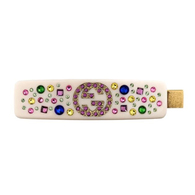 Embellished Gucci hair clip