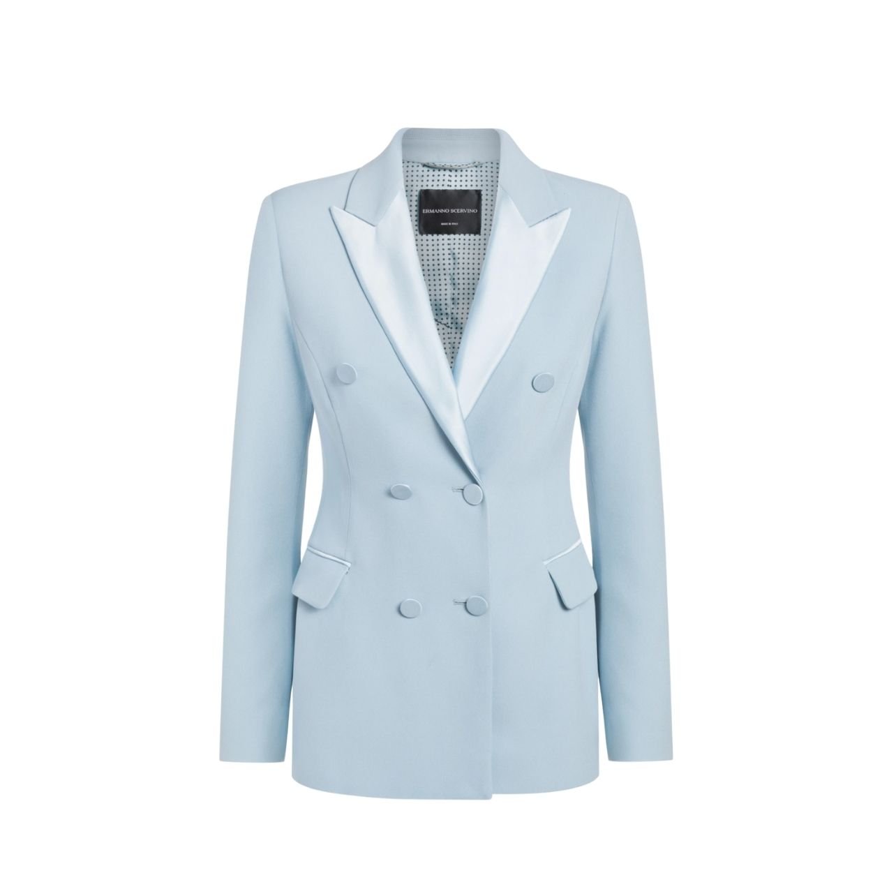 Ermanno Scervino blue suit with silk lapels