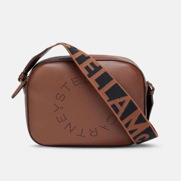 Stella McCartney brown suede crossbody bag