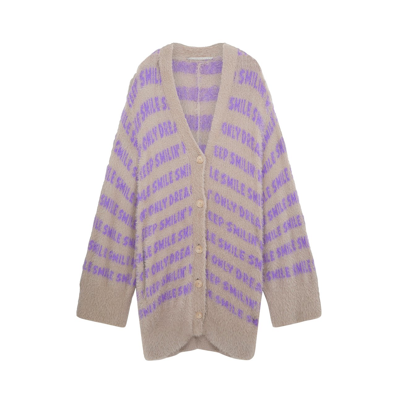 Purple Stella McCartney button down cardigan