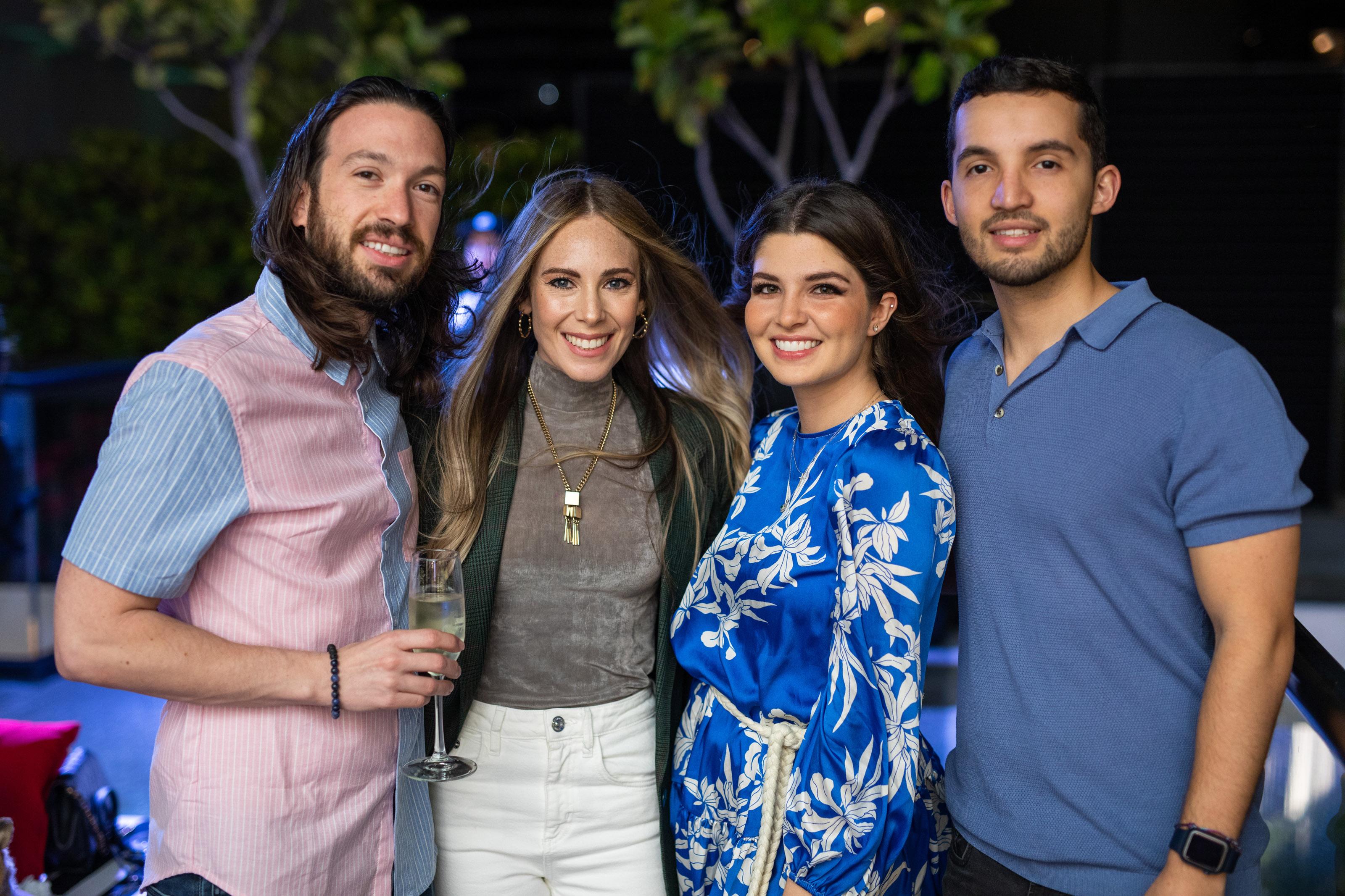 Group of people pose for a photo