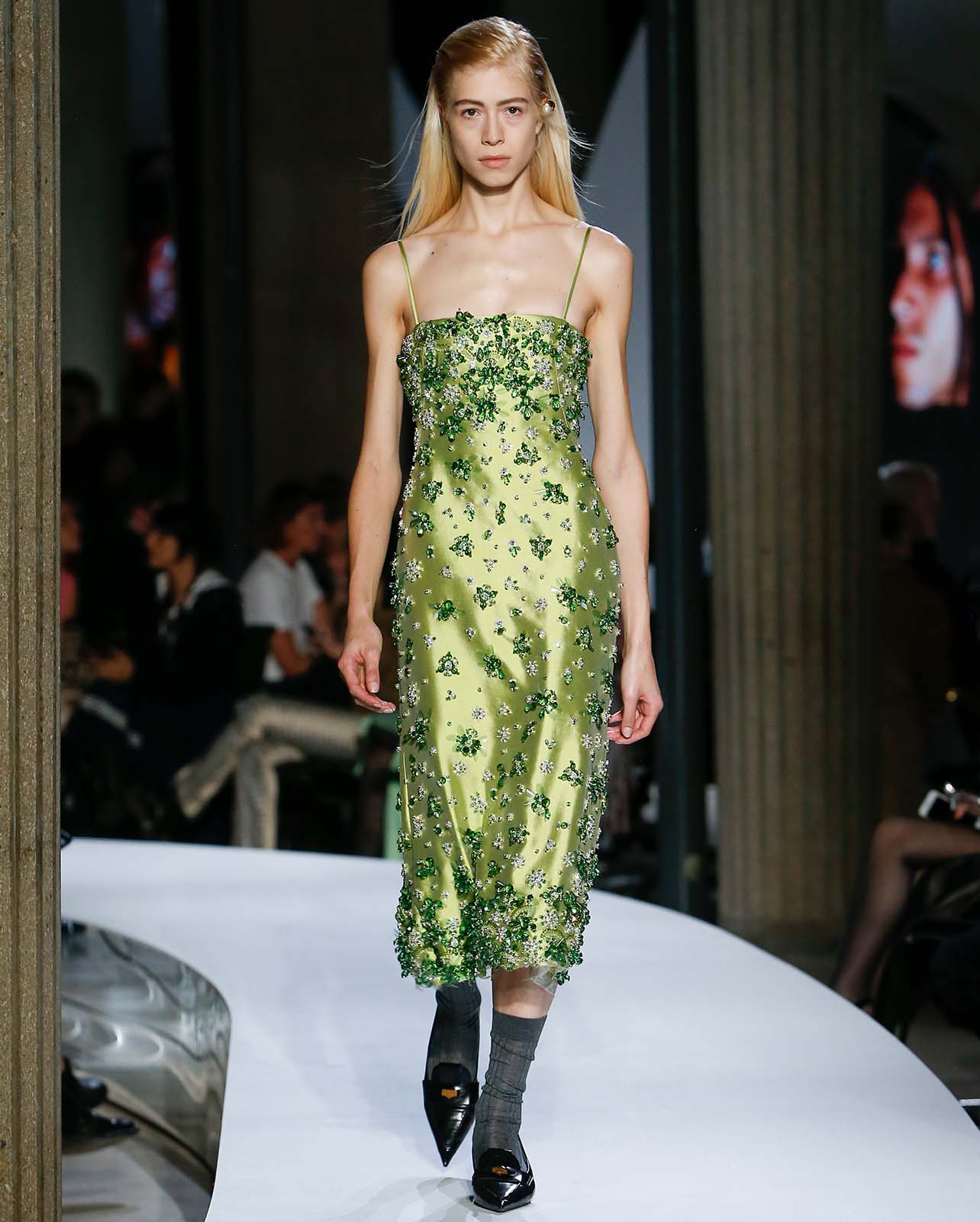 Runway photo from Miu Miu spring/summer collection