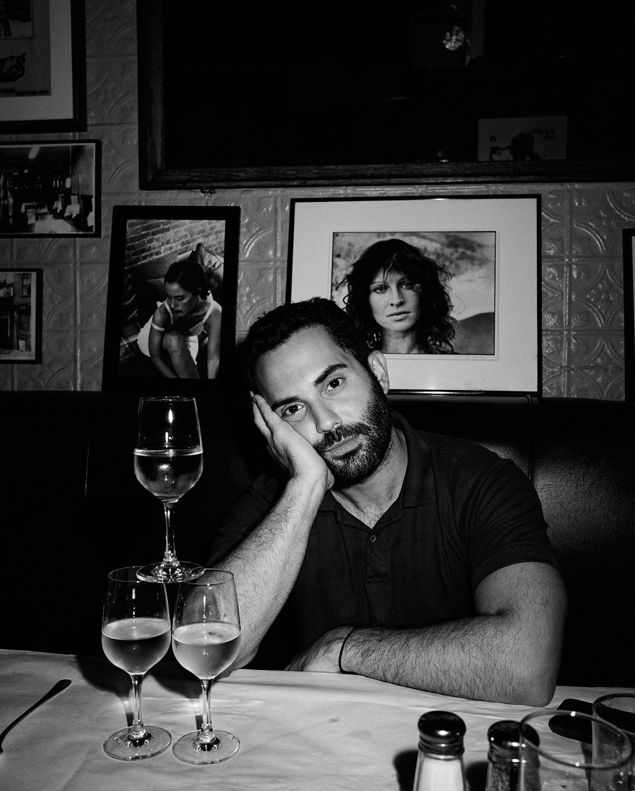 Andy Baraghani photographed at a restaurant