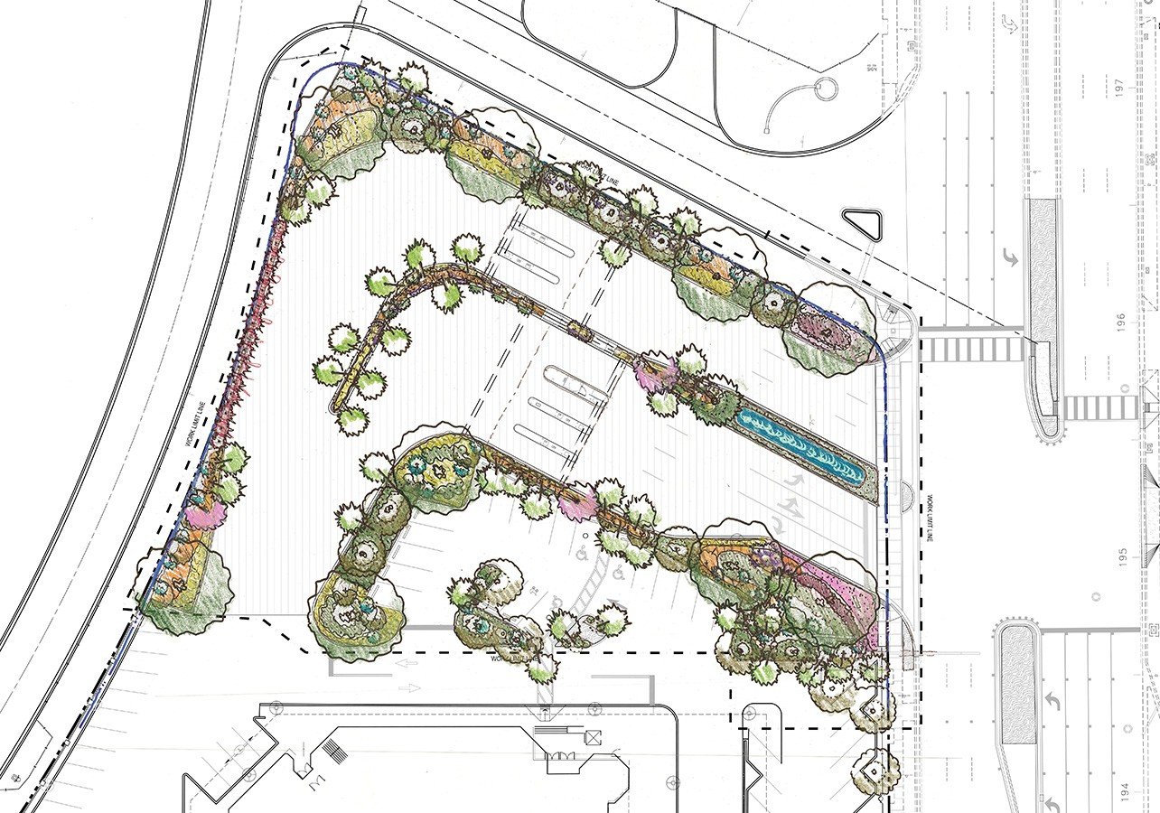 Landscape plan for Bal Harbour Shops