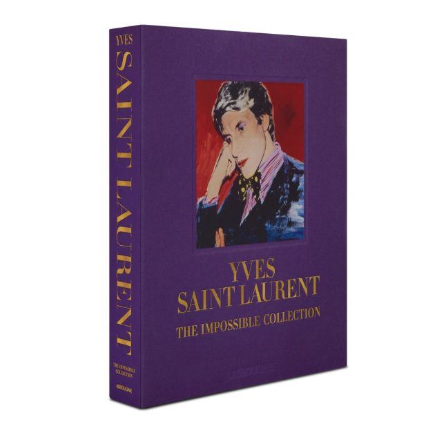 book cover of assouline yves saint laurent coffee table book