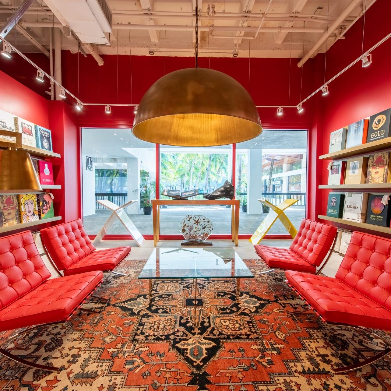 Interior image of the Assouline boutique at Bal Harbour Shops
