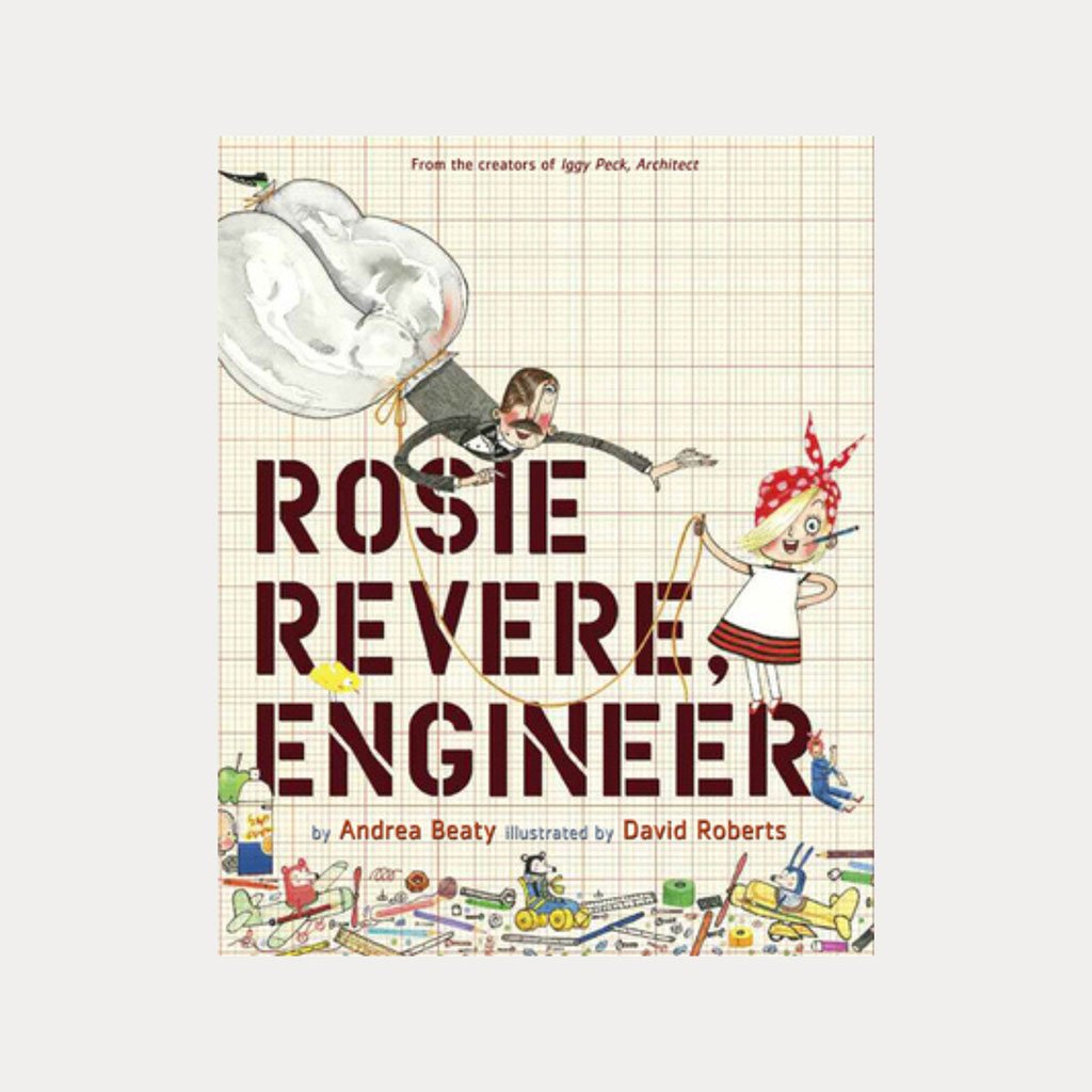 They don’t need Wi-Fi to enjoy the latest from Andrea Beaty, Rosie Revere, Engineer. In just 32 pages, Rosie invents a contraption that flies and then learns that the only way to fail is to quit.                                                                                                                                              
