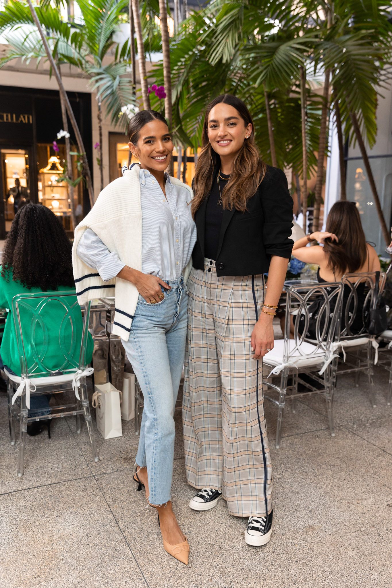 A variety of images showcasing Bal Harbour Shops’ Thanksharing Celebration event. Images include guests in attendance, table décor, and food featured at the event.