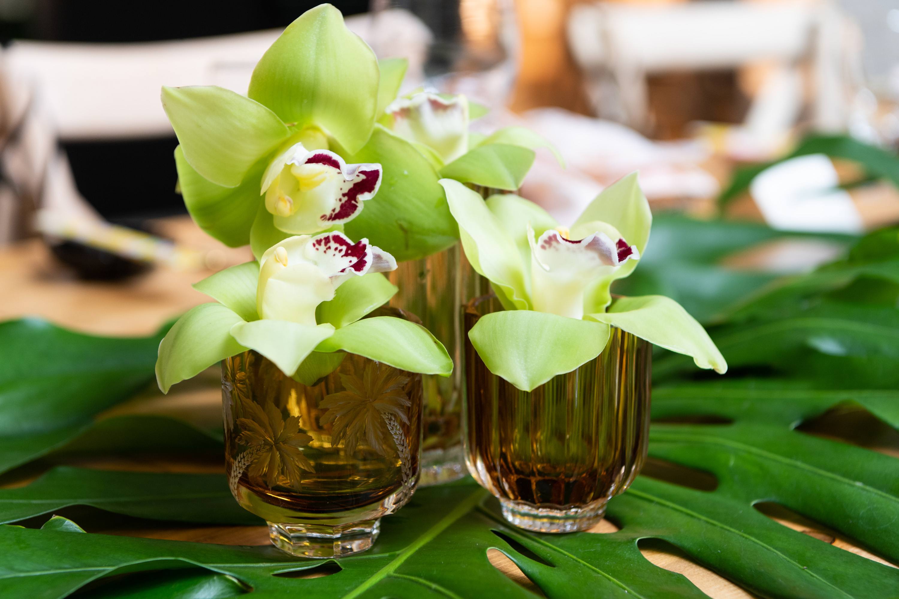 A variety of images showcasing “A Taste of Bal Harbour Shops”. Images include guests in attendance, table décor, and food featured at the event.