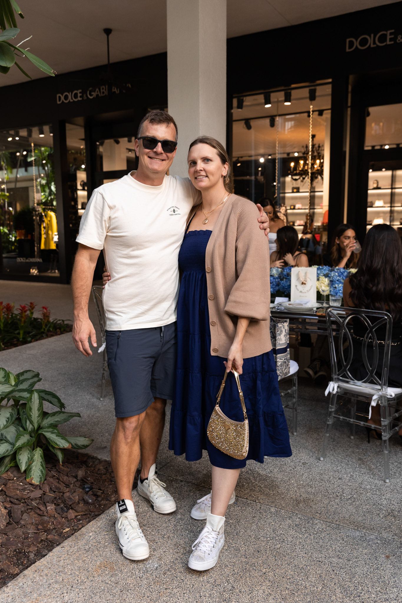 A variety of images showcasing Bal Harbour Shops’ Thanksharing Celebration event. Images include guests in attendance, table décor, and food featured at the event.