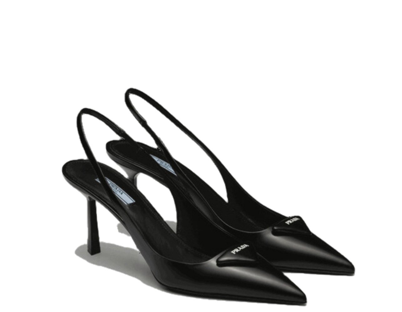 Black Prada slingback pumps