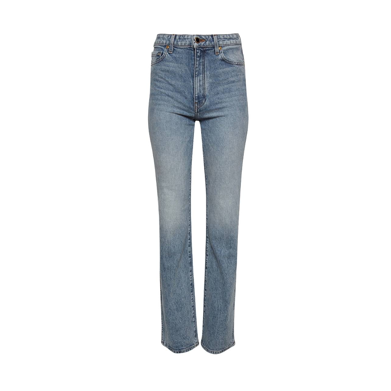 Blue denim Khaite jeans from The Webster