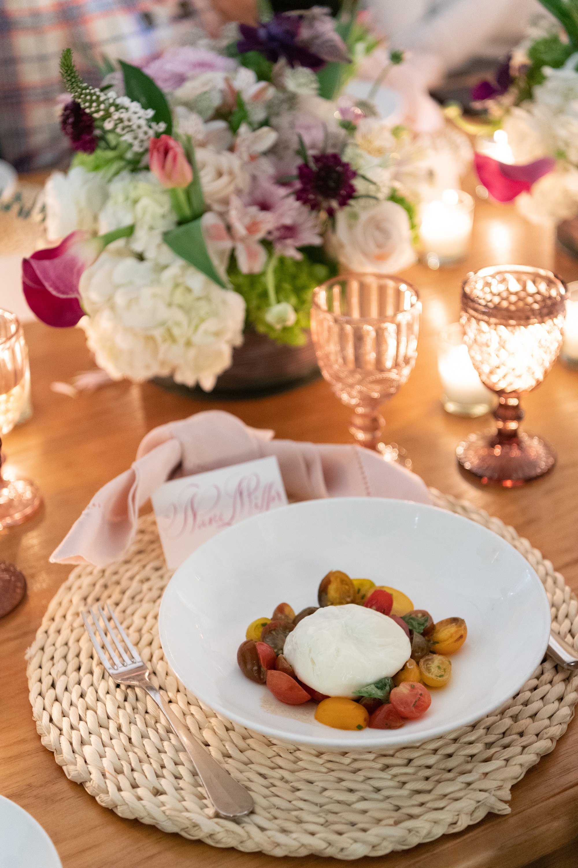 Le Zoo’s Burrata served as the first course