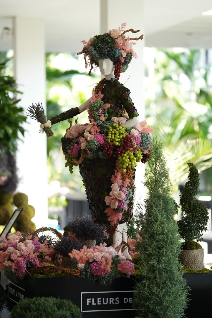 Provence, France inspired mannequin presented by Château d'Esclans and created by Jassi & Co Creative