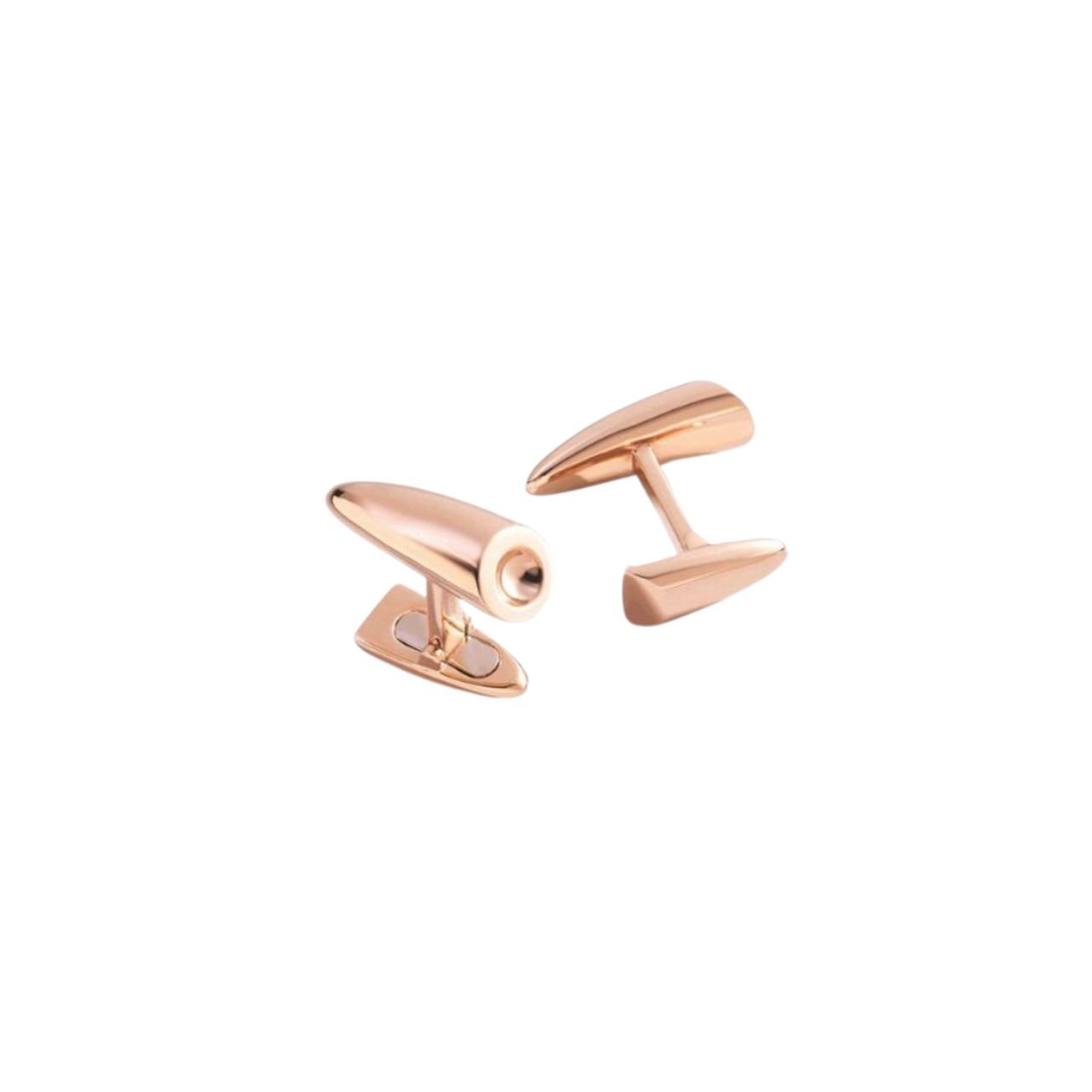 Calla cufflinks in 18K rose gold