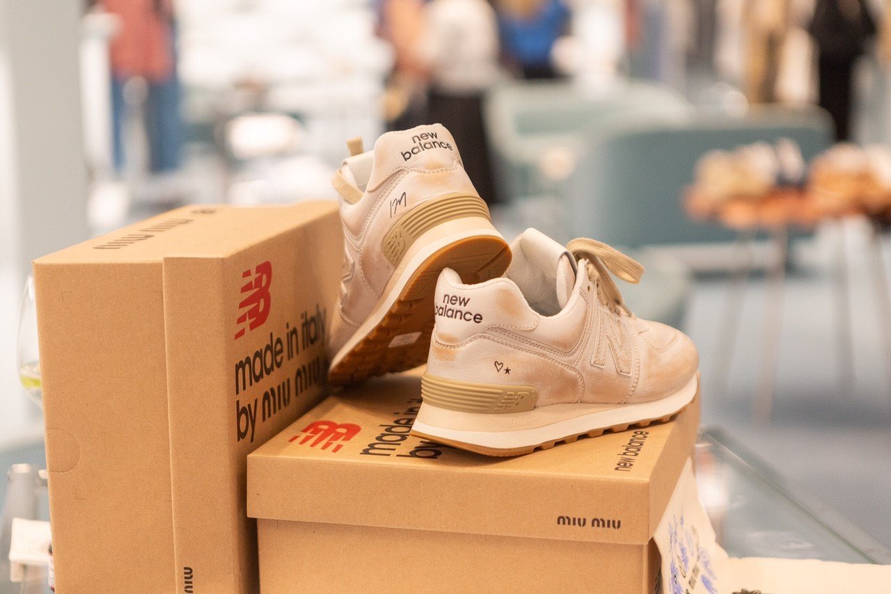 Customized New Balance 574 Sneaker X Miu Miu