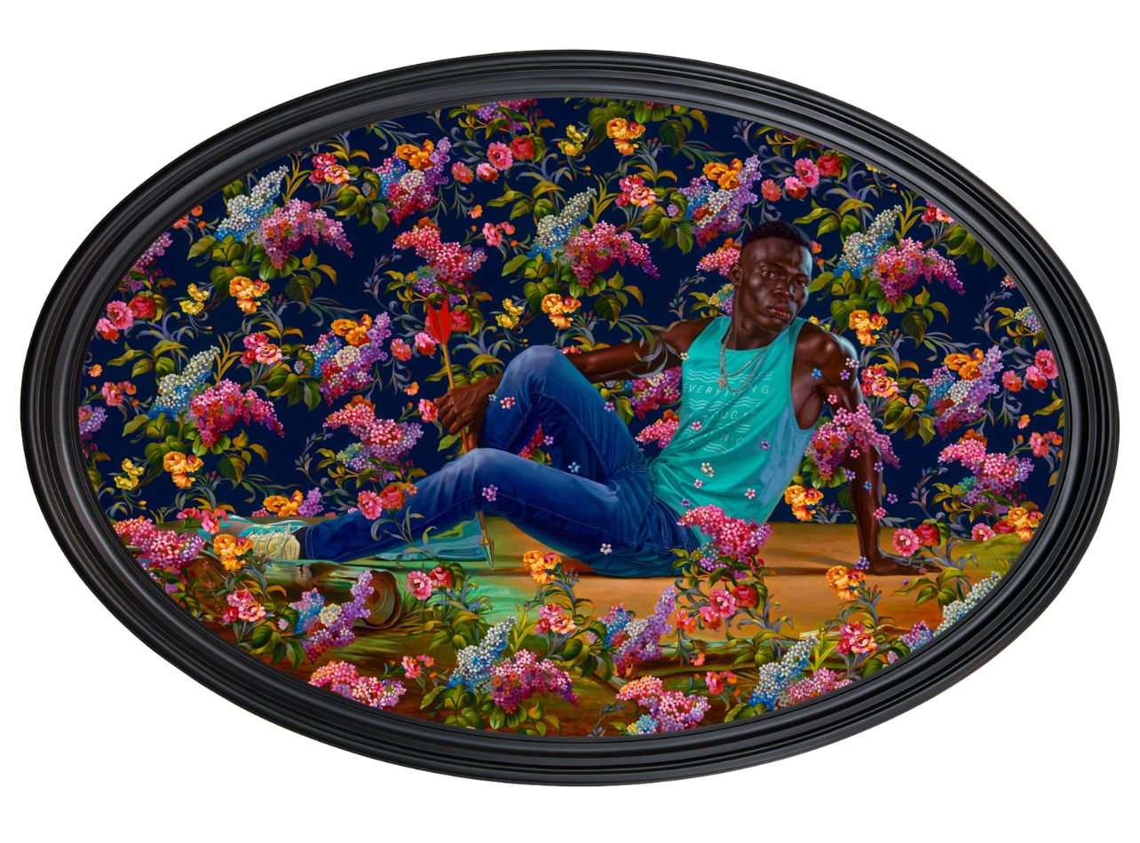 The Wounded Achilles (Fillippo Albacini), Oil on Canvas, 273.7 X 184.5cm, ©Kehinde Wiley