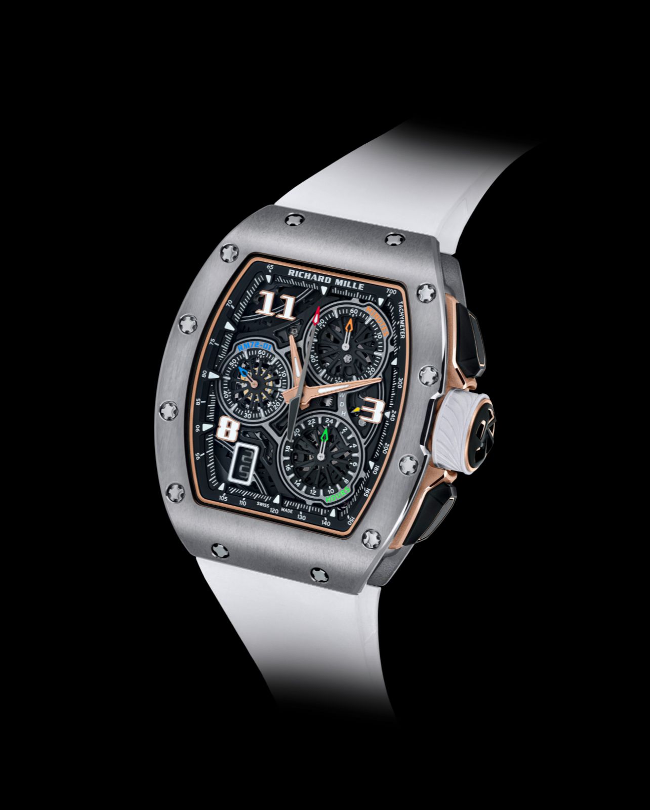 Richard Milles RM 72-01 Lifestyle Chronograph watch in titanium