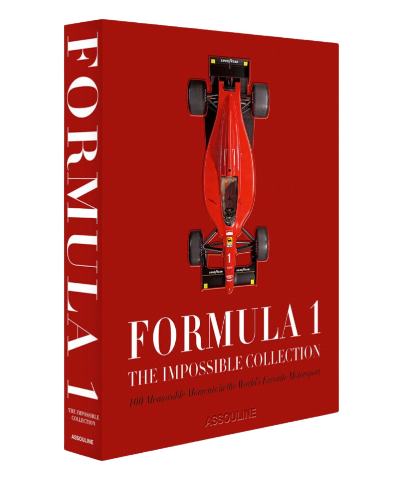 Assouline’s special edition book, Formula 1: The Impossible collection