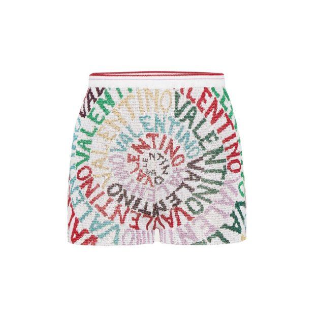 Valentino Escape collection multicolor Loop print mini skirt