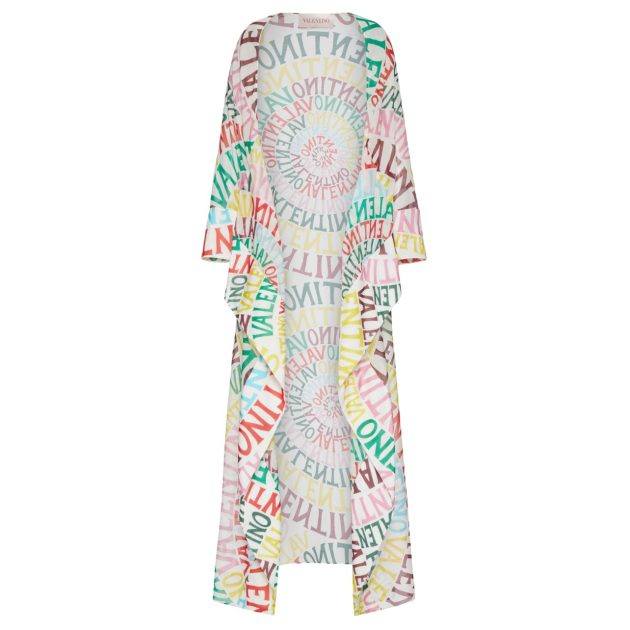 Valentino Escape collection multicolor Loop print robe