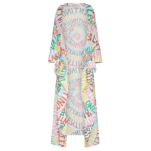 Valentino Escape collection multicolor Loop print robe
