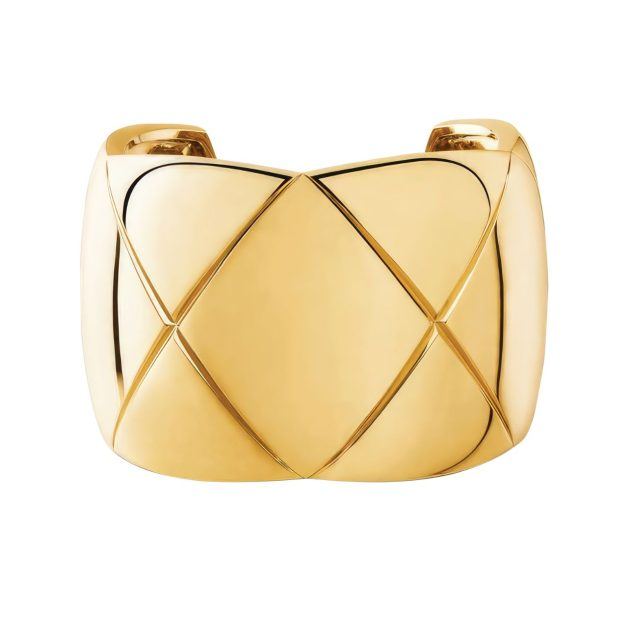 Chanel gold Coco cuff bracelet in 18k yellow gold